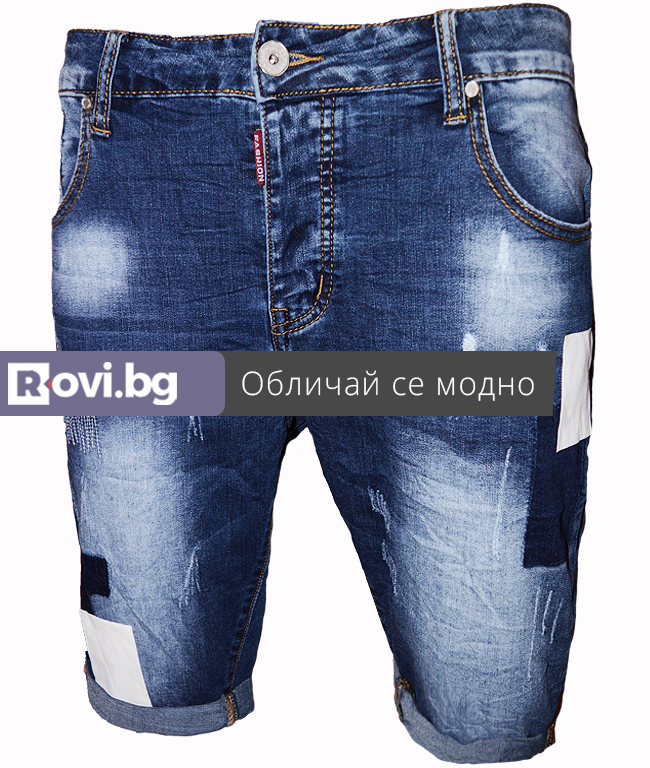 Къси мъжки дънки X07 Къси мъжки дънки X07